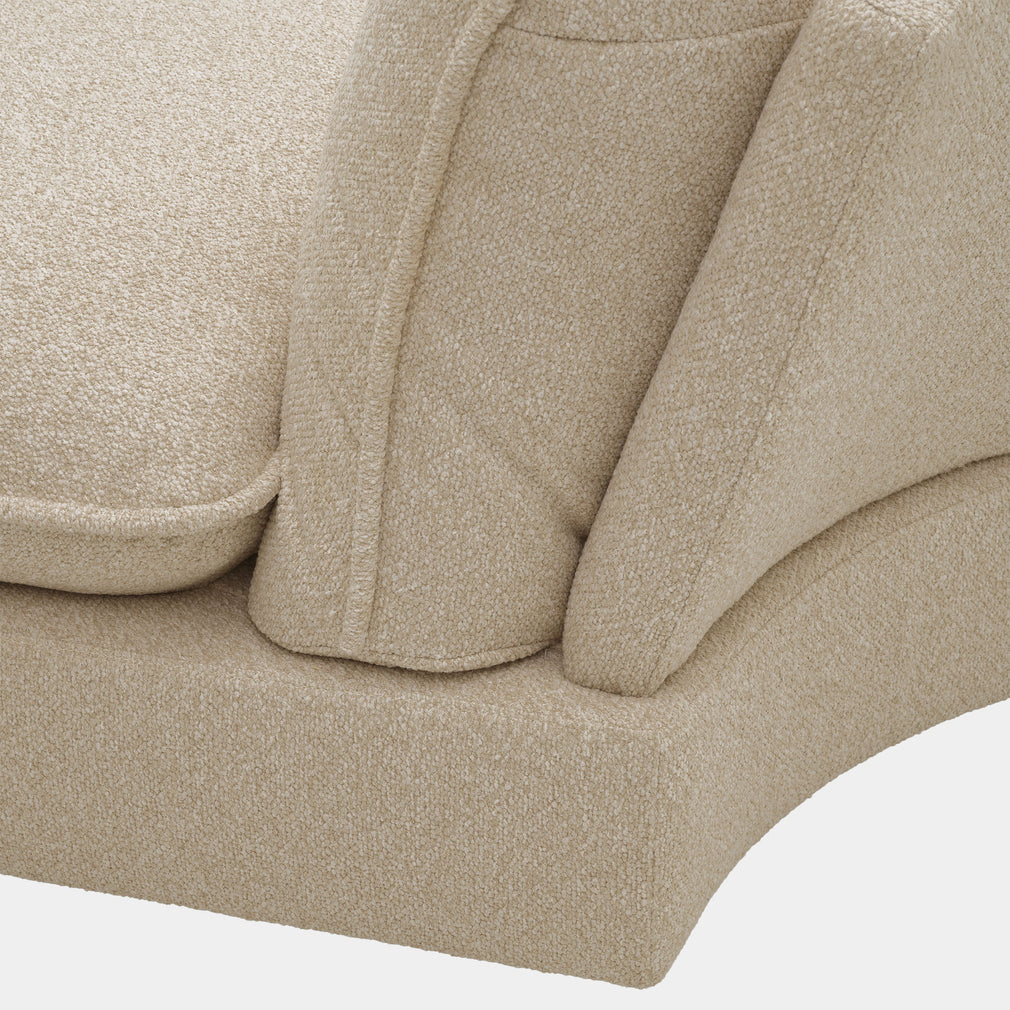 Eichholtz Cresson - Large Modular Curved Sofa, Fabric