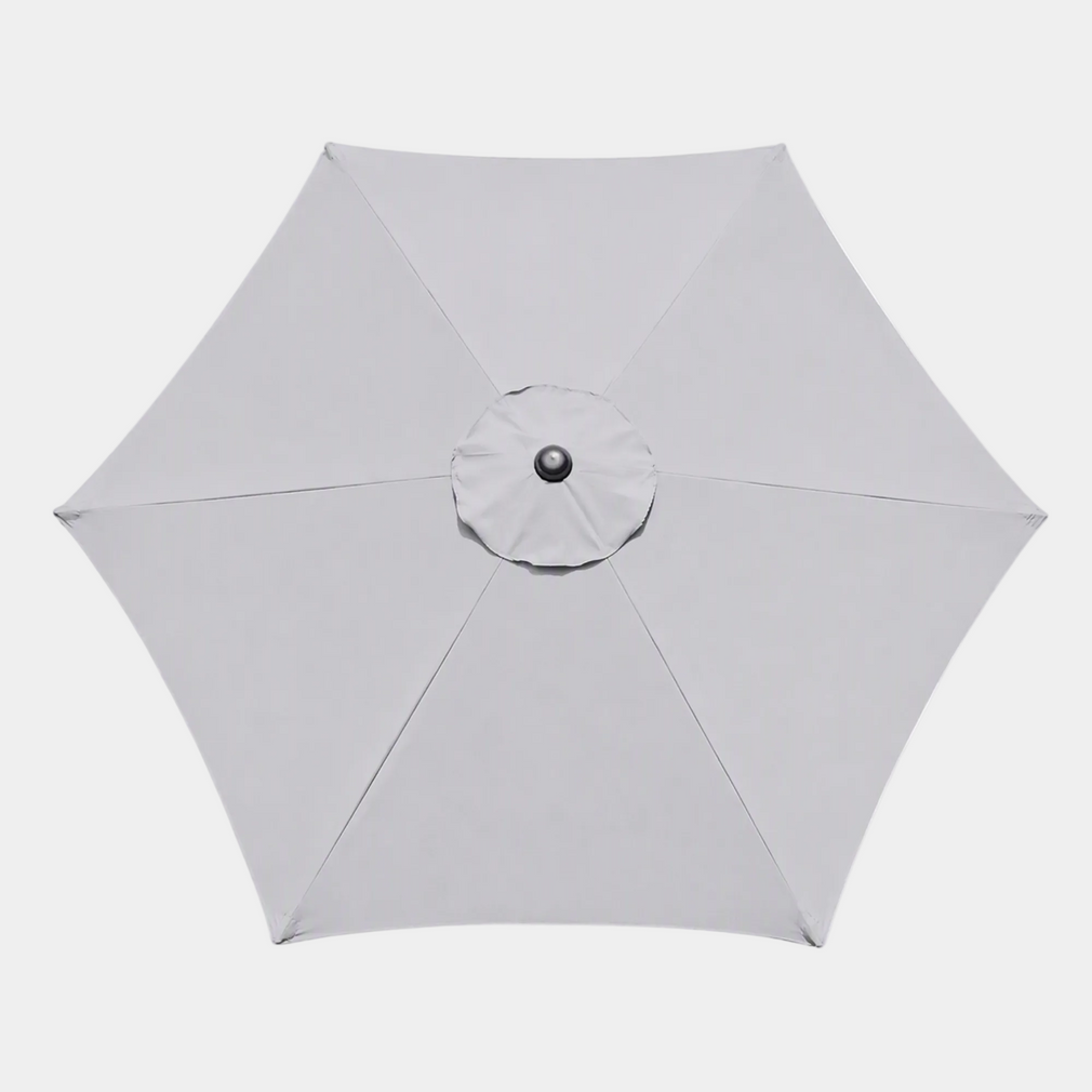 Genoa - 2.5m Garden Parasol, Neutral Grey
