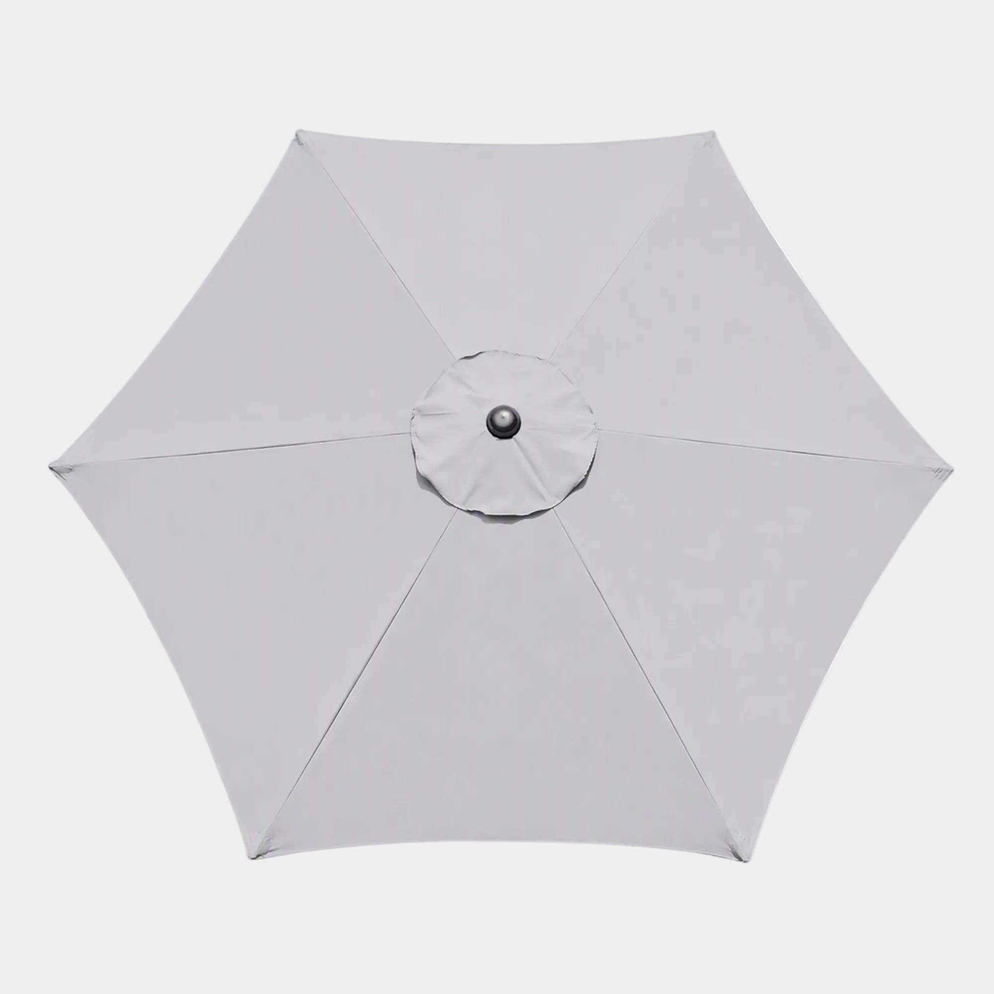 Genoa - 2.5m Garden Parasol, Neutral Grey