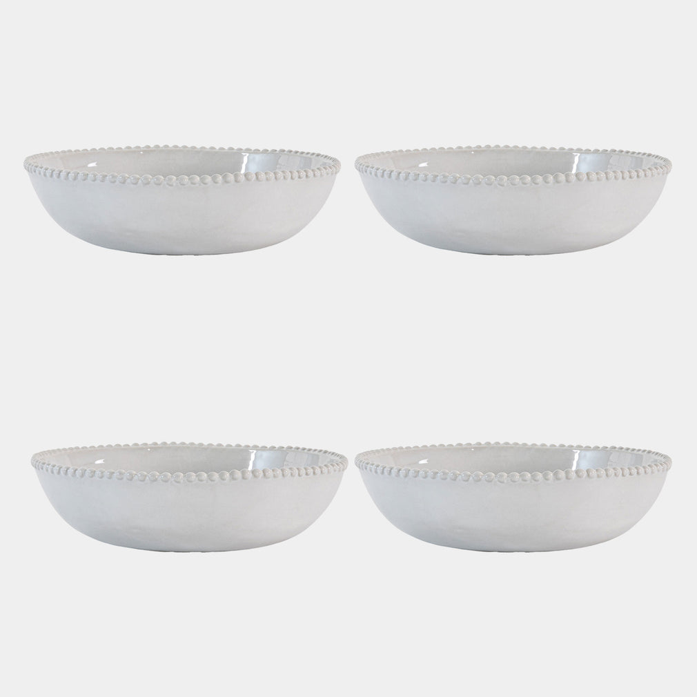 Perola Beaded - Pasta Bowls, Set of 4