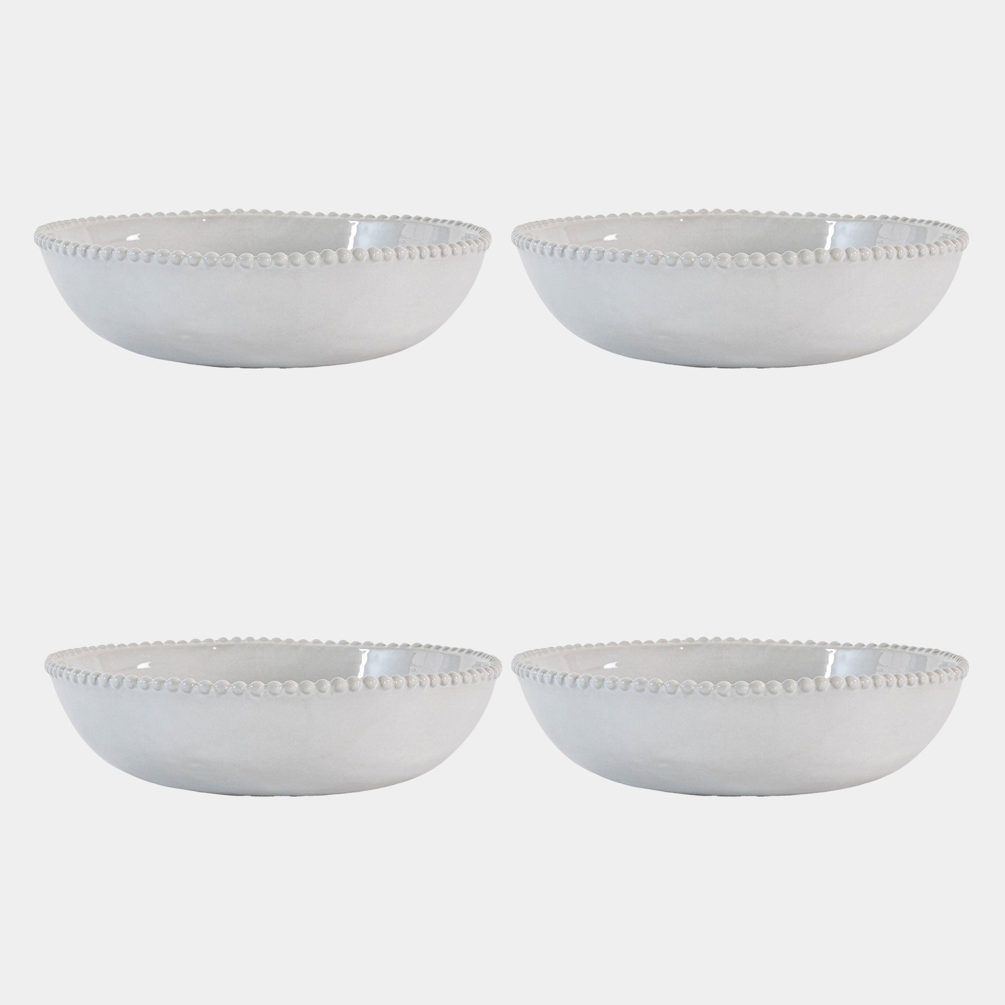 Perola Beaded - Pasta Bowls, Set of 4