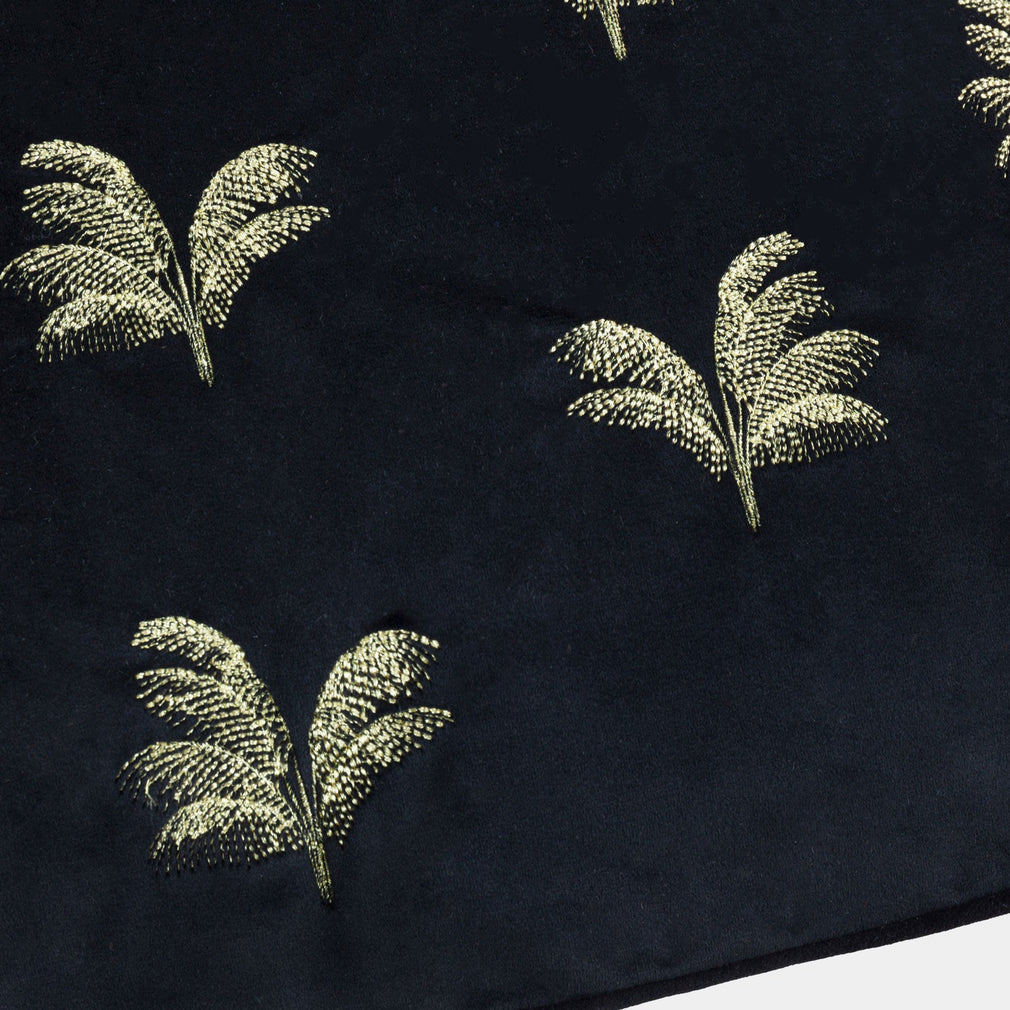 Guilded Palms - Black Cushion 45x45cm