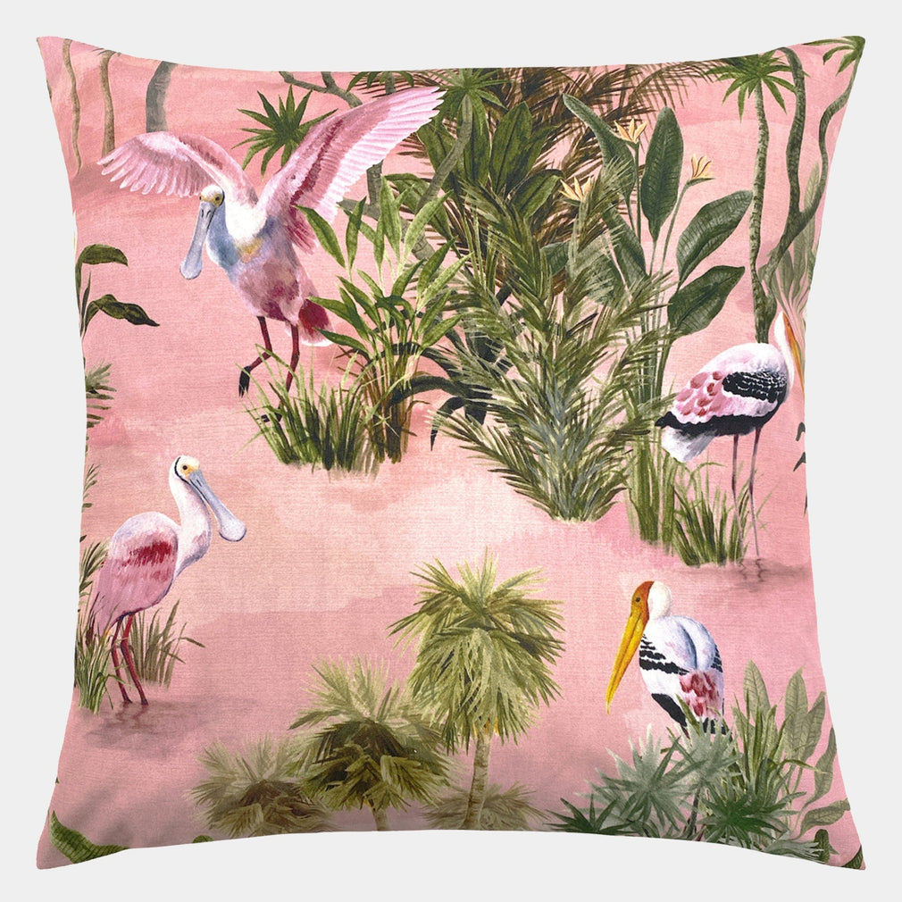 Aquatic - Blush Pink Outdoor Cushion 43x43cm