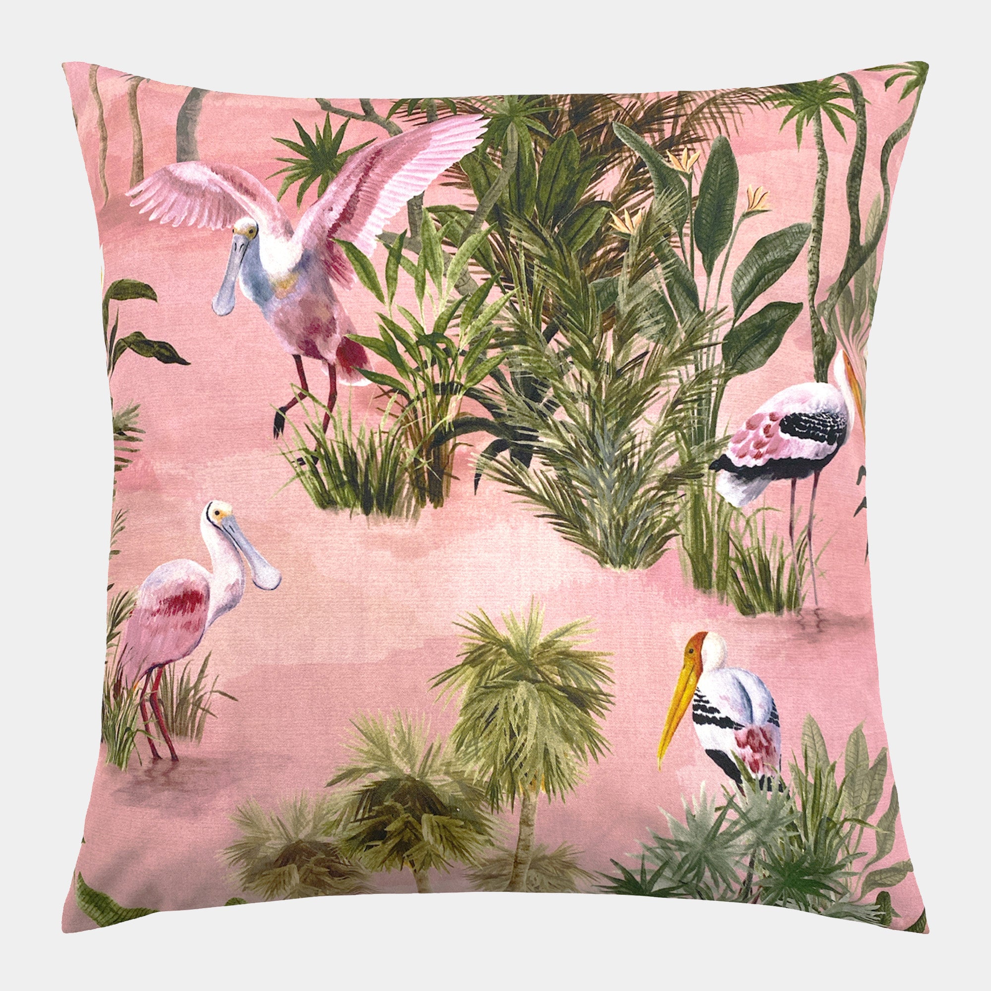 Aquatic - Blush Pink Outdoor Cushion 43x43cm