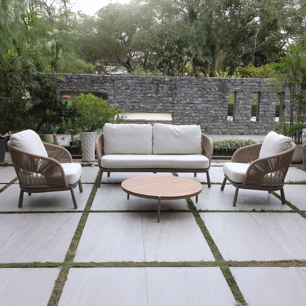 Mauritius - Garden Sofa Set With Coffee Table