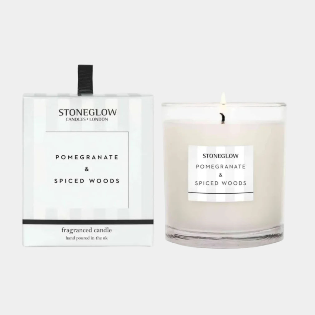 Stoneglow Modern Classics - Pomegranate & Spiced Woods Candle 200g