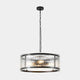 Haddon Black - Pendant Ceiling Light, 4 Light
