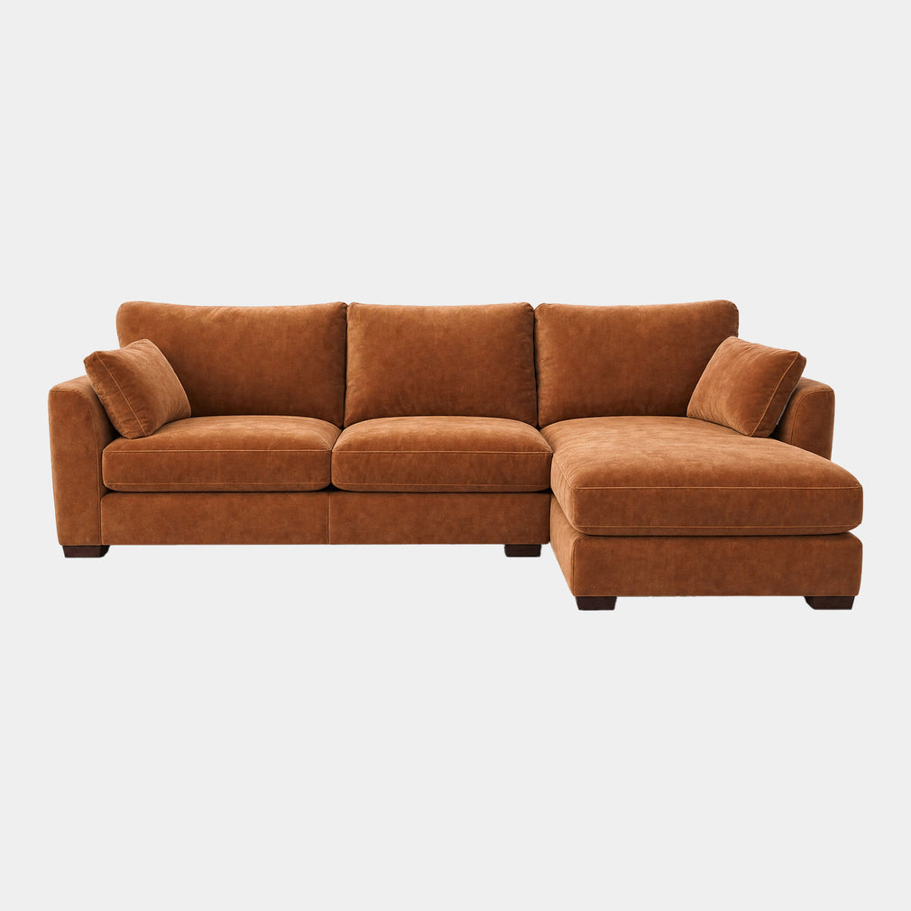 Remus - RHF Chaise Sofa, Fabric