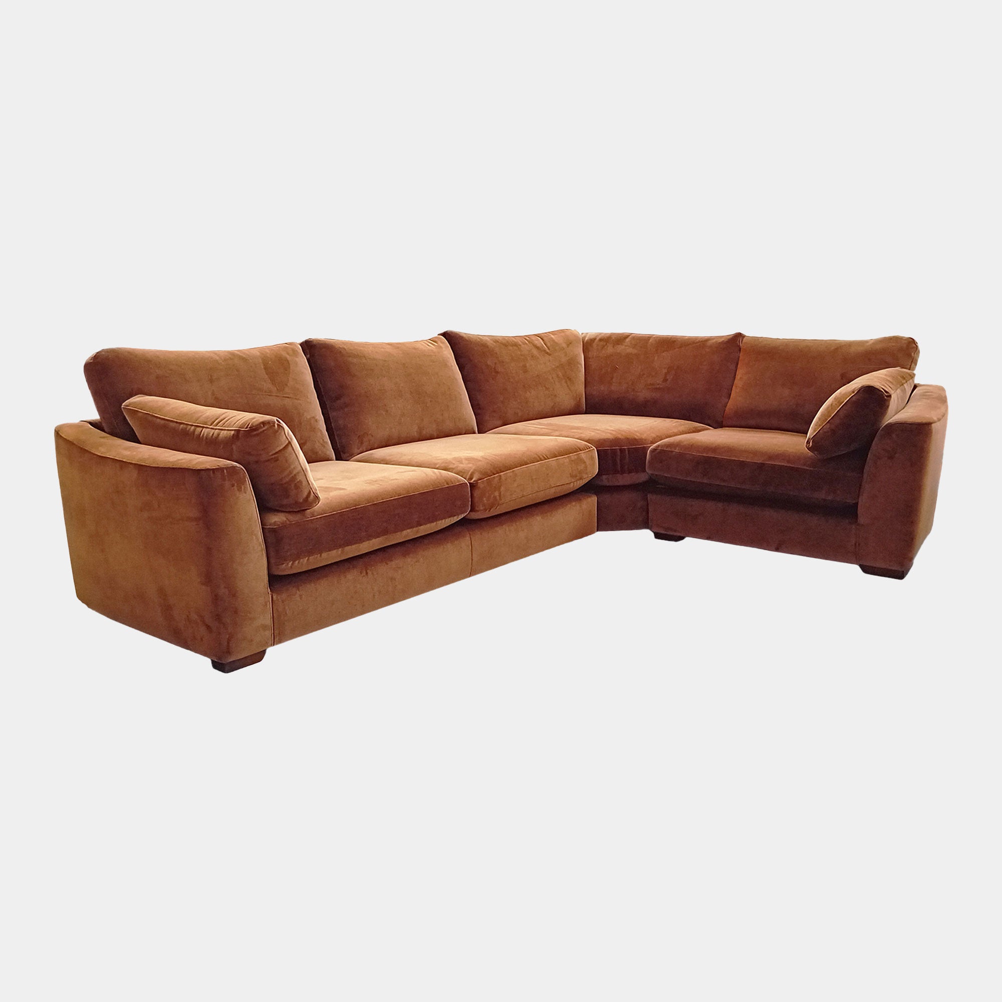 Remus - Small RHF Corner Sofa, Fabric