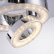 Rolo Silver - Ceiling Light, 2 Light