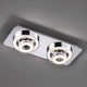 Rolo Silver - Ceiling Light, 2 Light