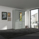 Fitzroy - 3 Door 2 Drawer Combi Mirrored Wardrobe
