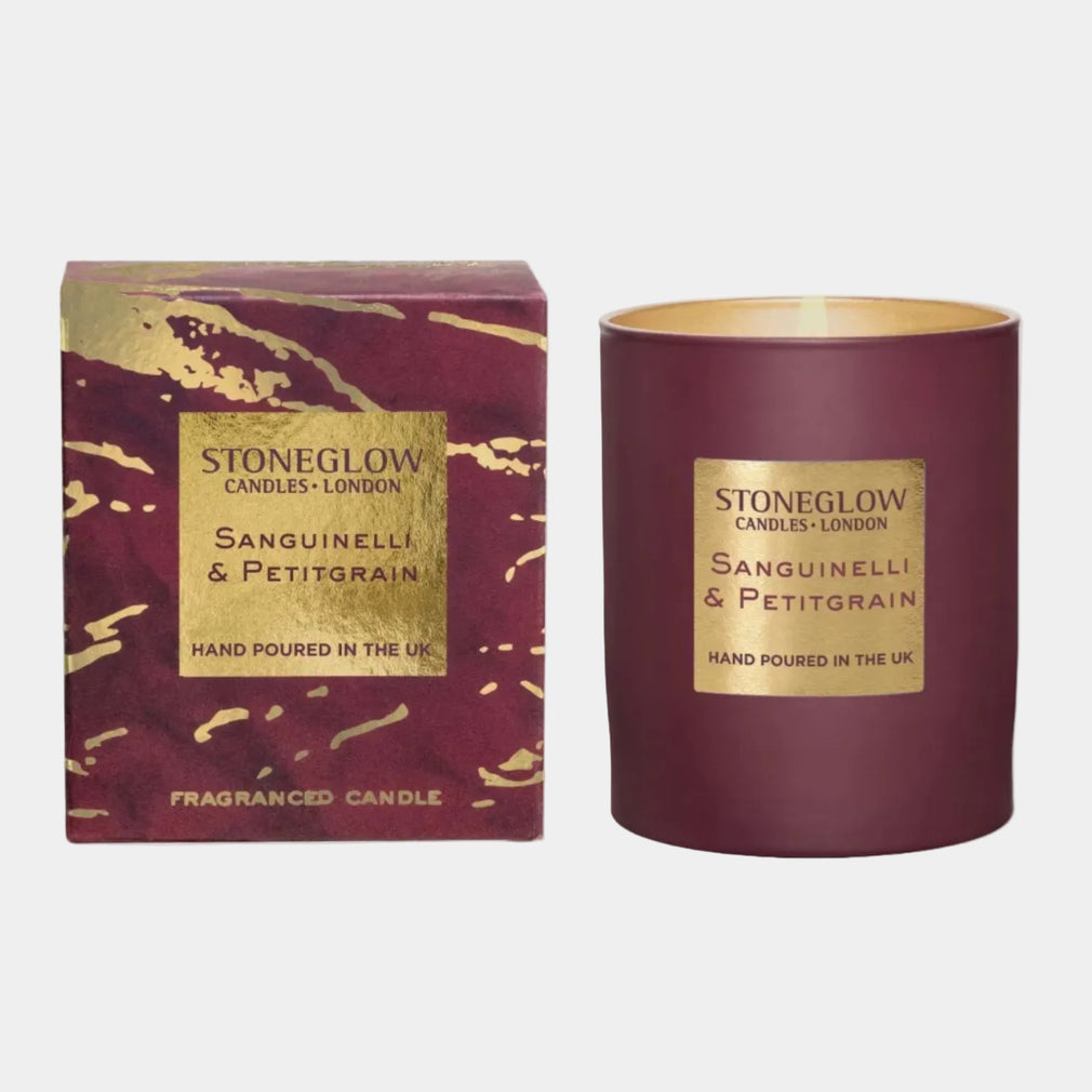 Stoneglow Luna - Sanguinelli & Petitgrain Candle 220g