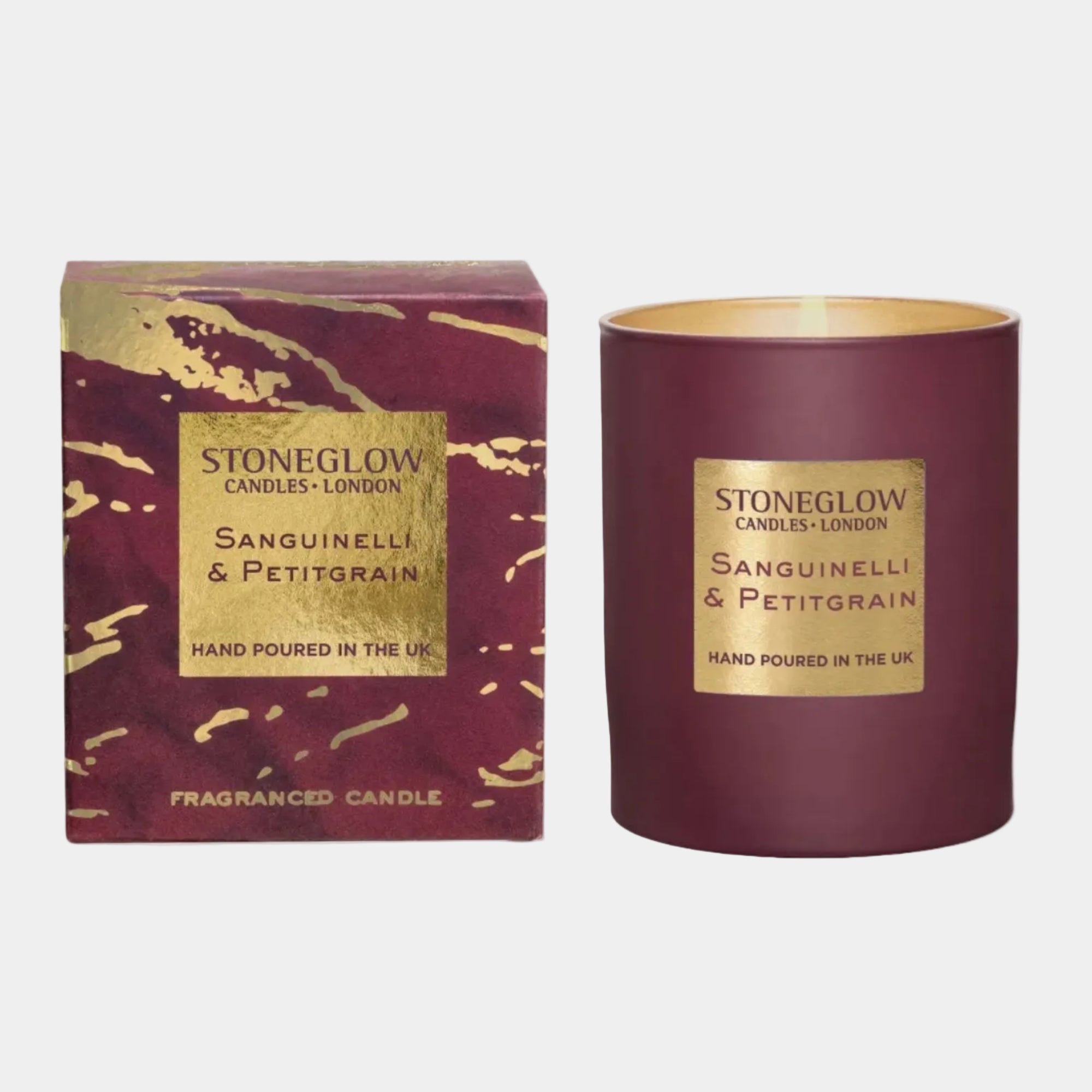 Stoneglow Luna - Sanguinelli & Petitgrain Candle 220g