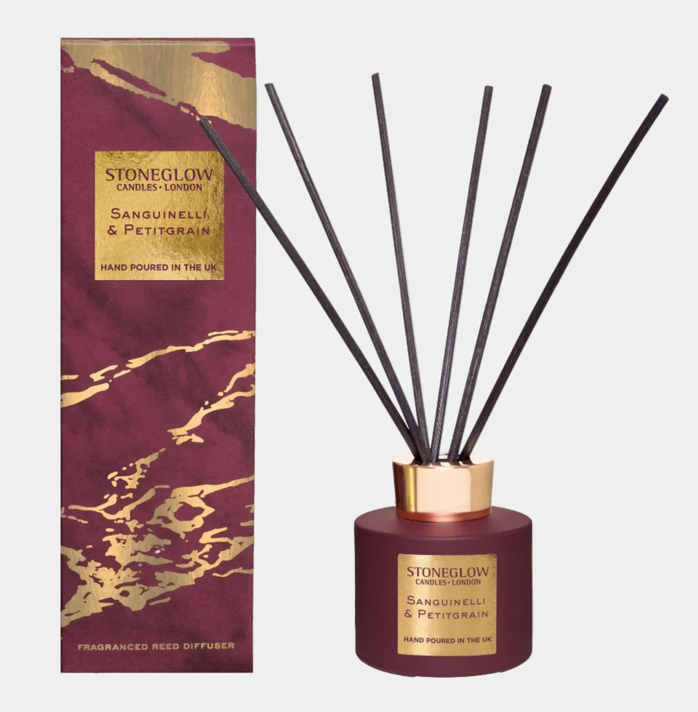 Stoneglow Luna - Sanguinelli & Petitgrain Reed Diffuser 120ml
