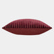 Savoy Stripe Velvet - Burgundy Cushion 50x50cm