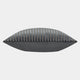 Savoy Stripe Velvet - Charcoal Cushion 50x50cm