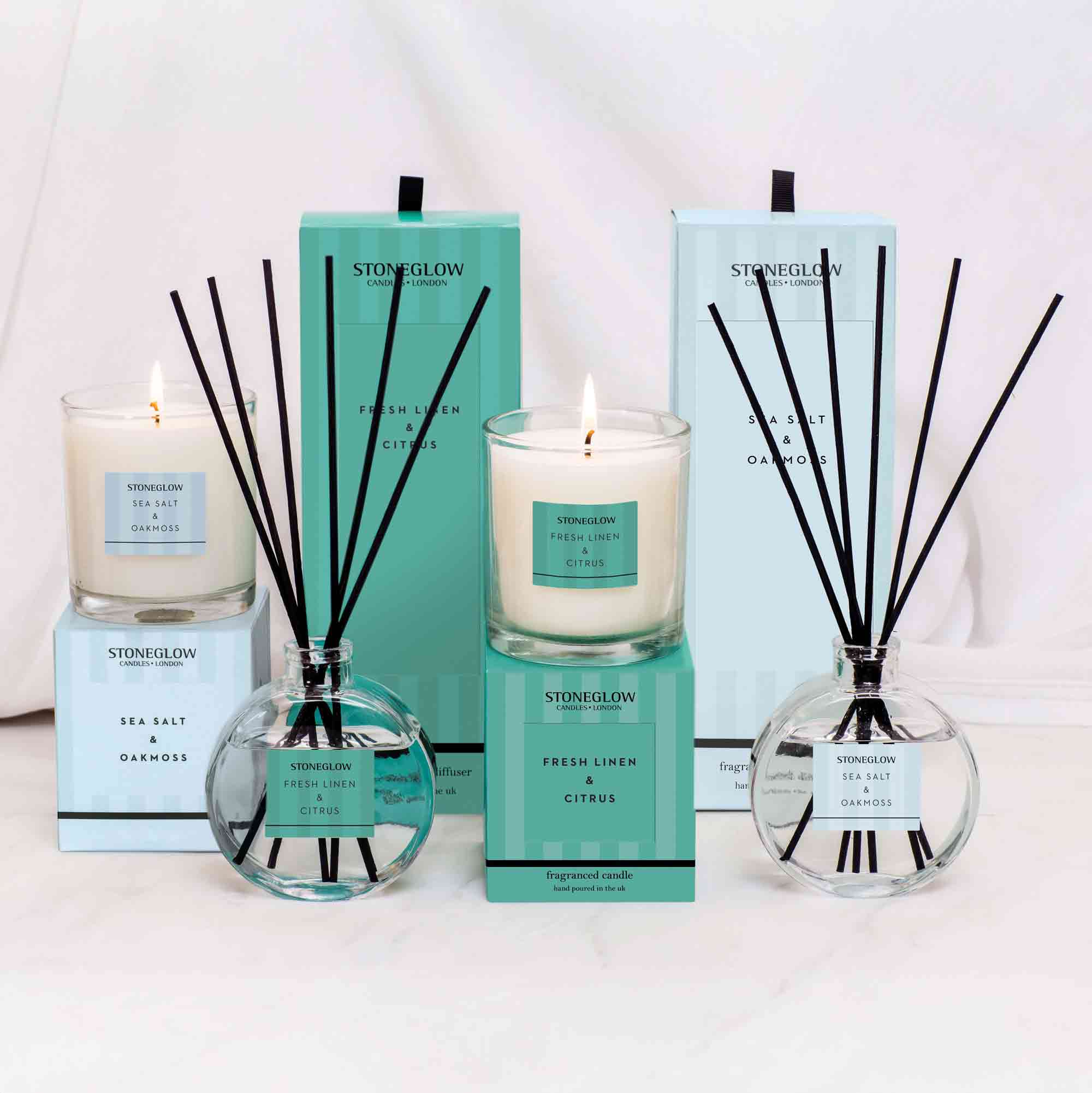 Stoneglow Modern Classics - Sea Salt & Oakmoss Candle