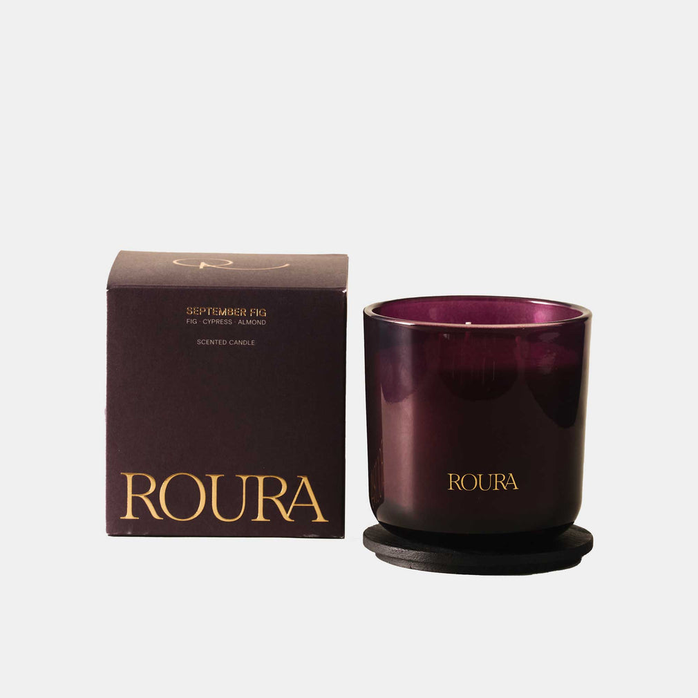Roura - Fig Reed Candle & Reed Diffuser Set