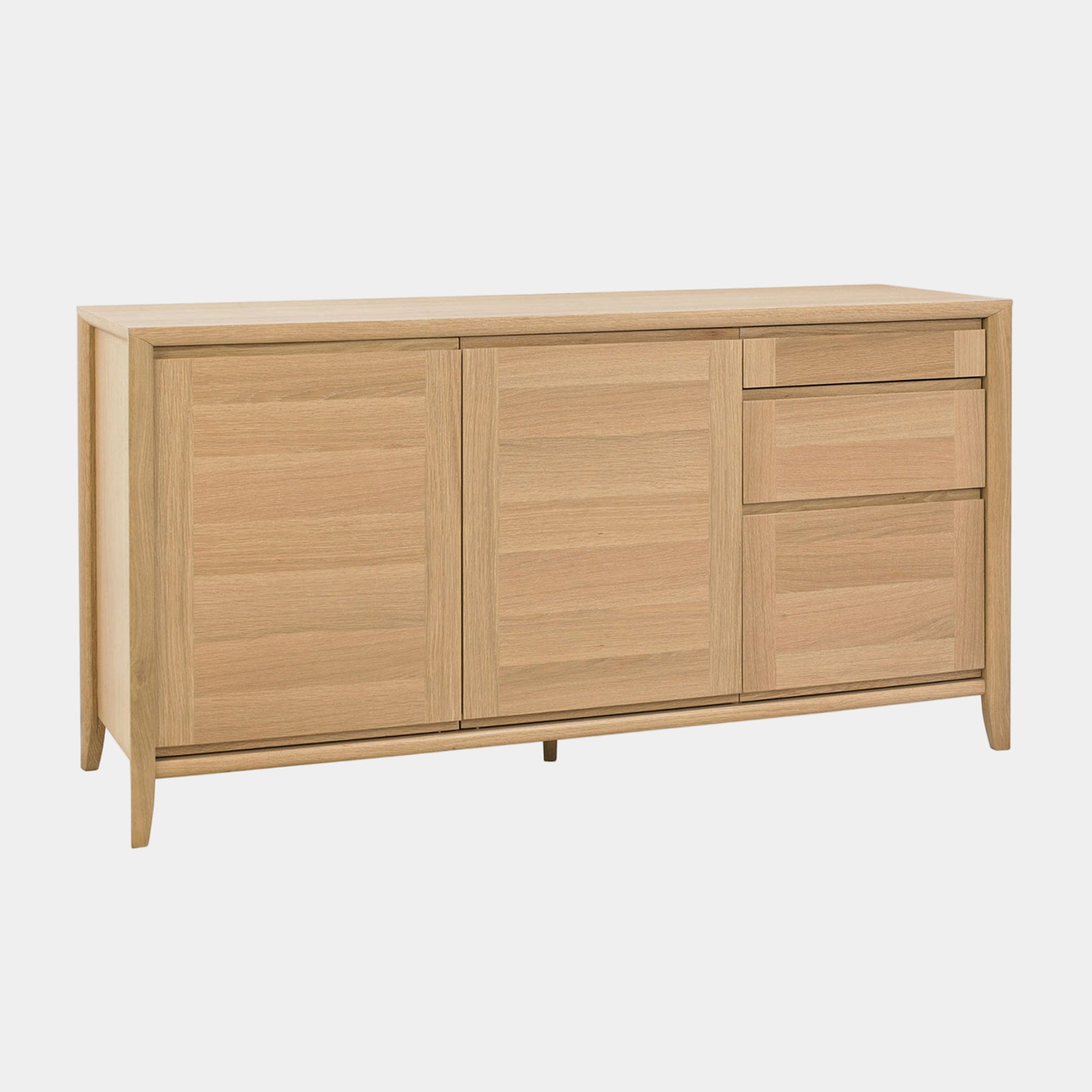 Bremen - 2 Door Sideboard With Drawers, Oak