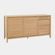 Bremen - 2 Door Sideboard With Drawers, Oak