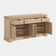 Sidmouth - 4 Door Sideboard With Drawers, Oak