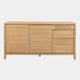 Bremen - 2 Door Sideboard With Drawers, Oak