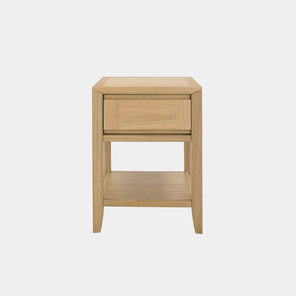 Bremen - Wooden Lamp Table, 1 Drawer