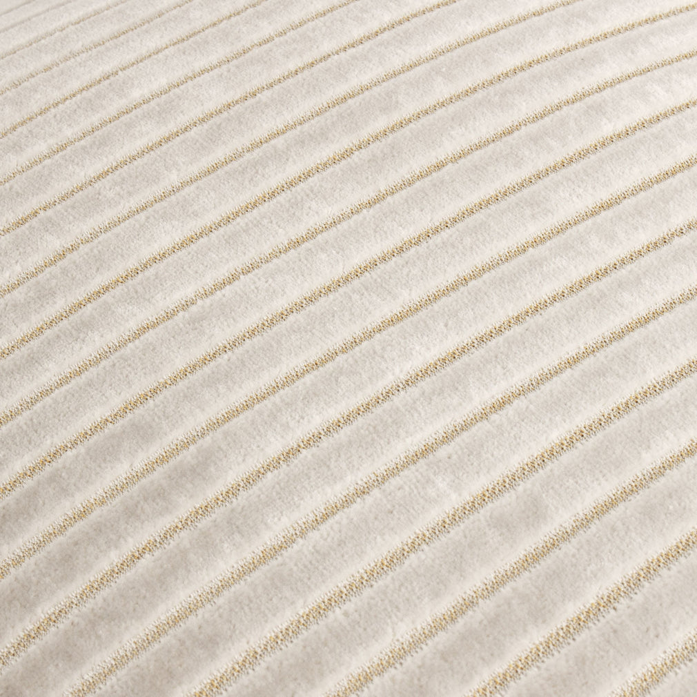 Savoy Stripe Velvet - Oyster Cushion 50x50cm