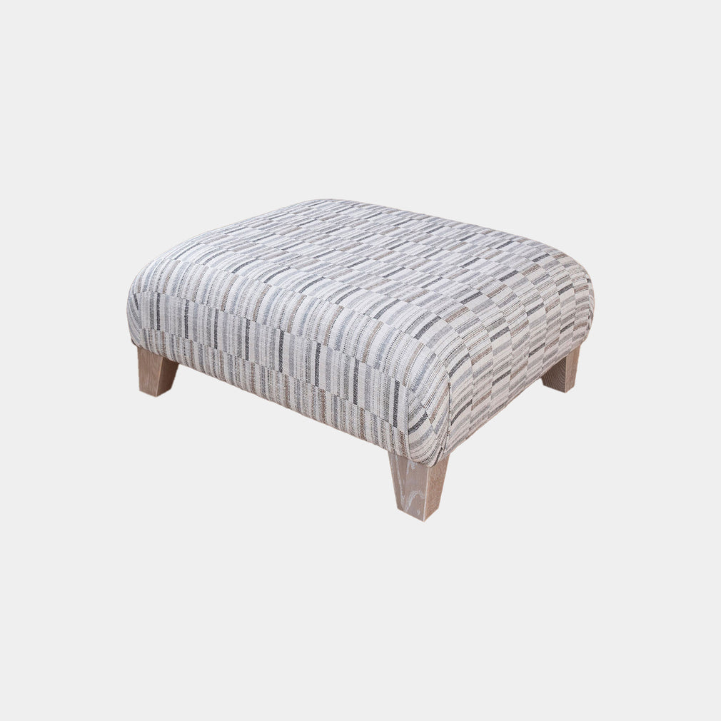 Chamonix - Square Footstool, Fabric