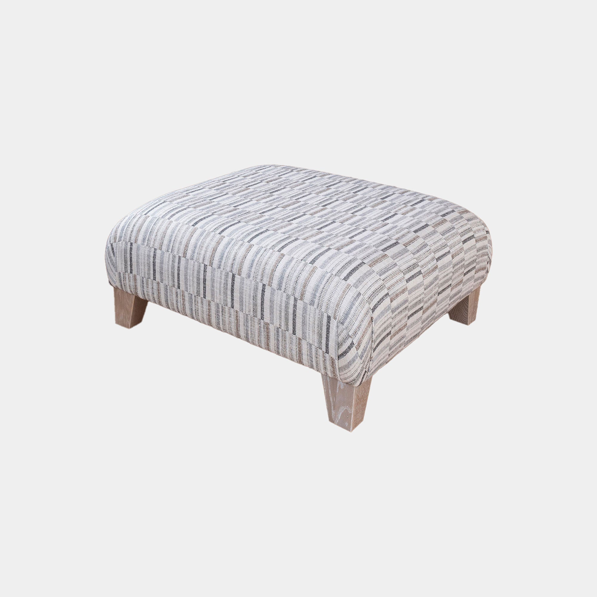 Chamonix - Square Footstool, Fabric