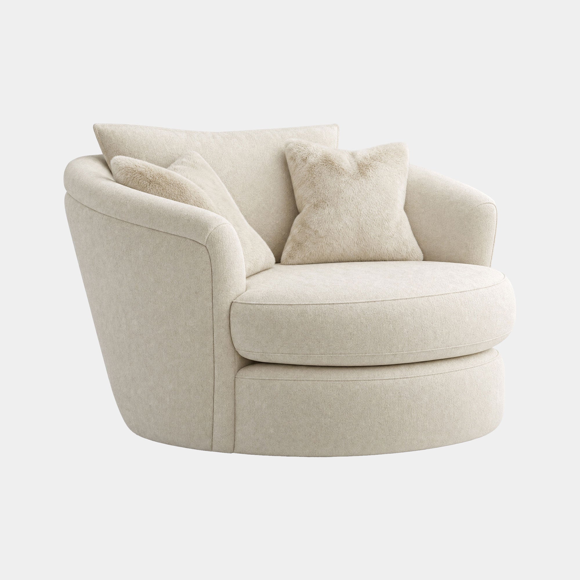 Milo - Swivel Chair, Fabric