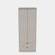 Jewel - Wardrobe With Drawers Mushroom Carcase & Mushroom Fronts