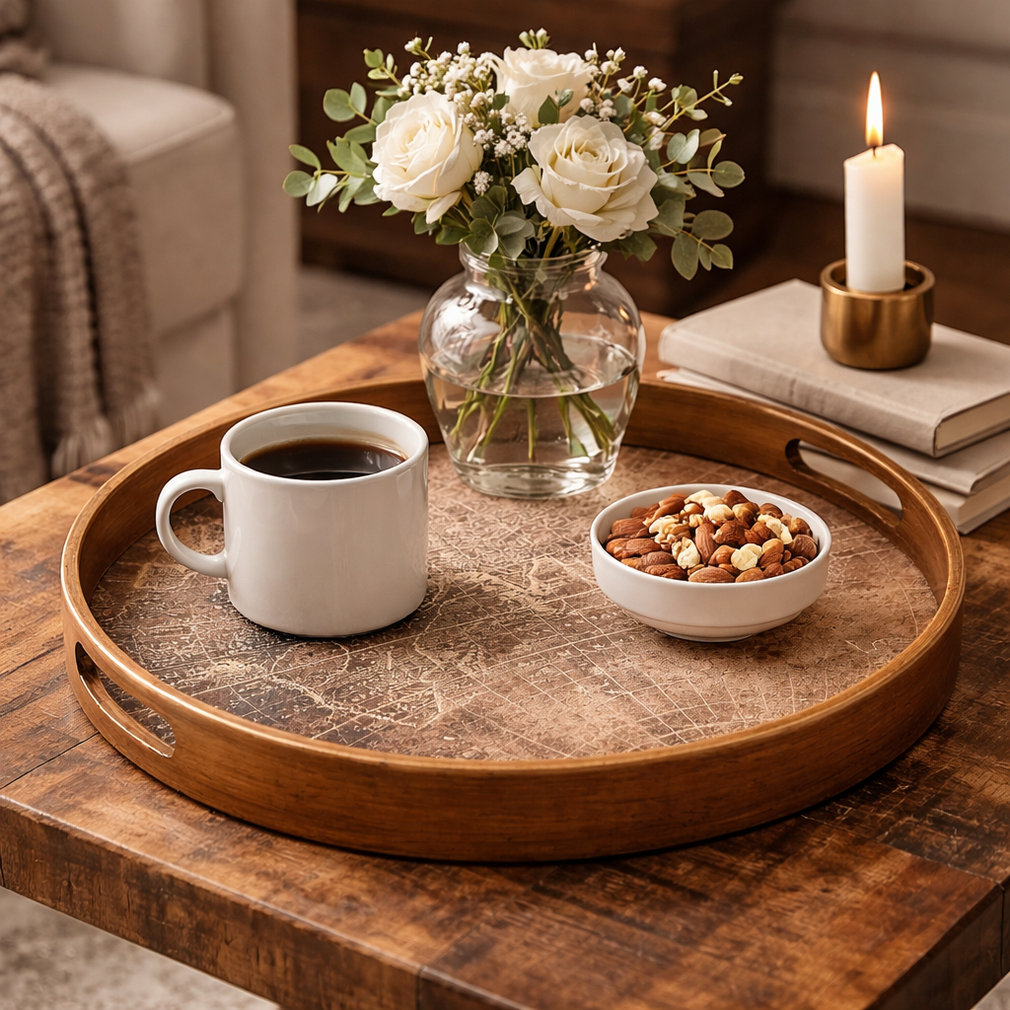 World Map - Decorative Tray