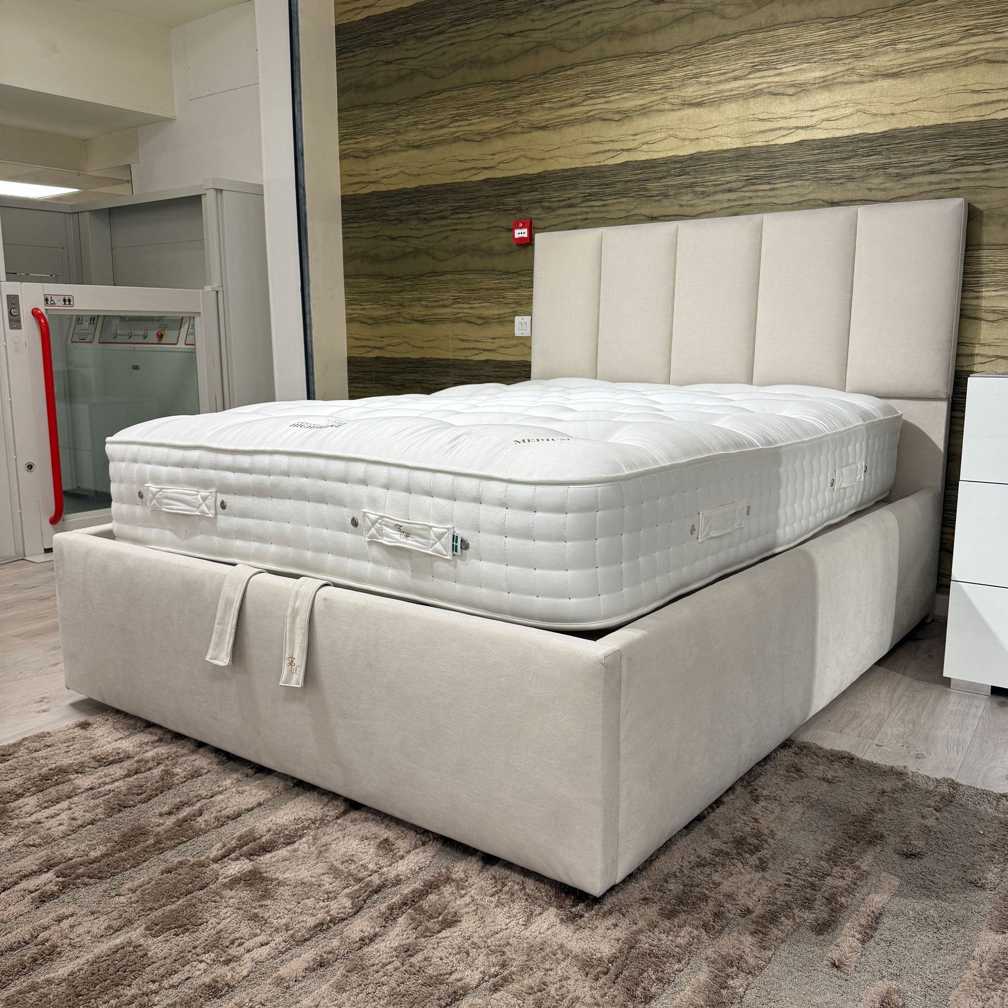 Wroxall - King Ottoman Bedframe - Item As Pictured