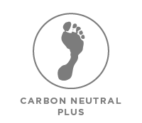 We're proud to be Carbon Neutral Plus certified,
and striving for greener operations.
