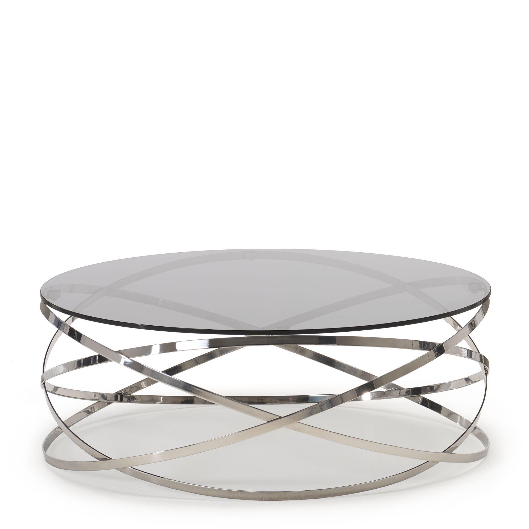 Renata Coffee Table With Grey Glass Top Stainless Steel Base Occasional Tables Fishpools