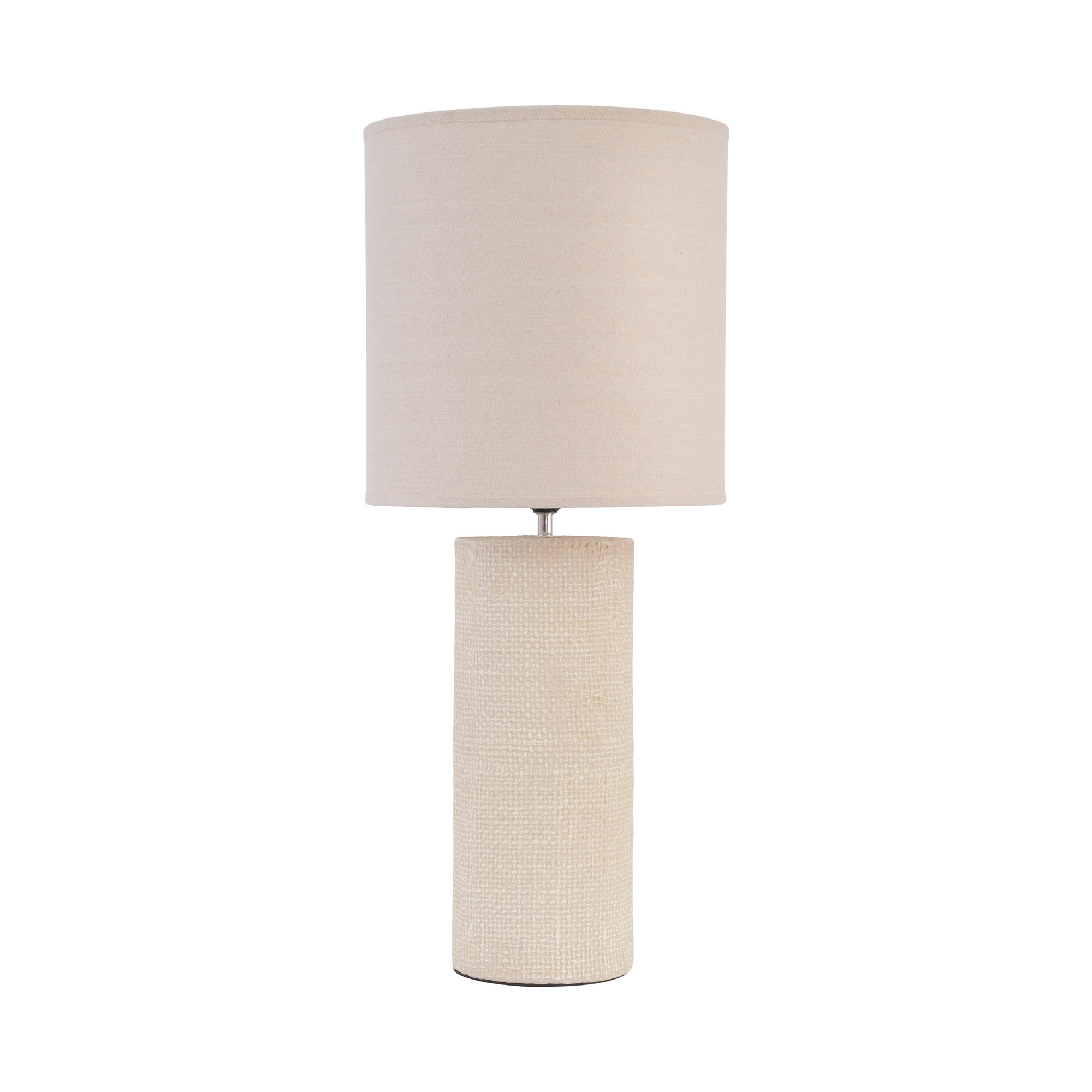 Toba Tall Cream Table Lamp All, Beige Table Lamp Textured