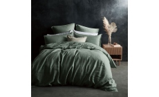 Lazy Linen Sage Bedding Collection