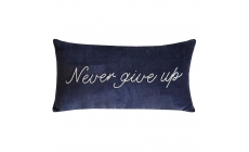 Amanda Holden Never Give Up Cushion Navy