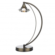 Lena - Antique Brass Table Lamp