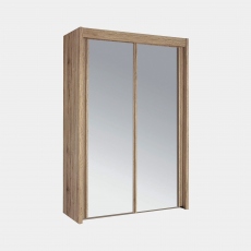 151cm 2 Door Mirrored Sliding Wardrobe - Ascot