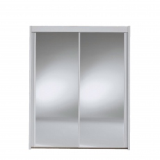 181cm 2 Door Mirrored Sliding Wardrobe - Ascot