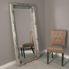 Antoinette Leaner Mirror Silver