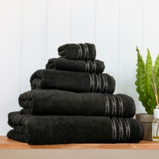 Cult De Luxe Schwarz Black Towel Collection