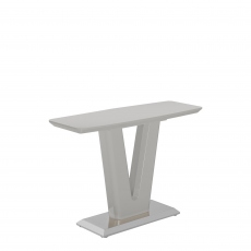 Console Table Grey High Gloss - Pluto