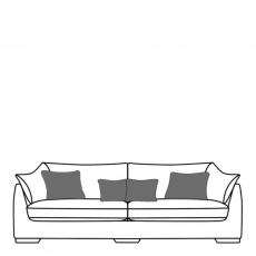 4 Seat Sofa In Fabric - Infinity