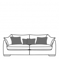2 Seat Sofa In Fabric - Infinity
