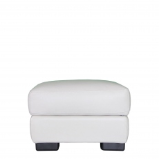 Trapani - Storage Footstool In Leather