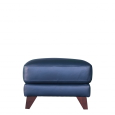 Trento - Footstool In Leather